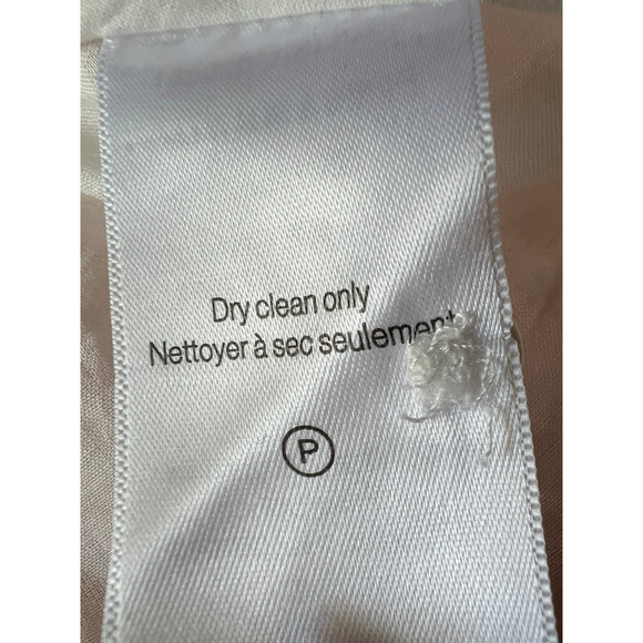 VERONICA BEARD WOMENS SIZE 10 AVELLA STRIPED MINI DAY DRESS PINK WHITE TINY FLAW - Picture 12 of 13